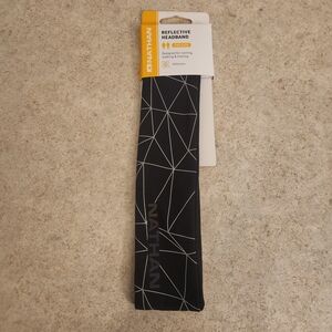 Nathan Reflective Headband in Black and Silver New In Package